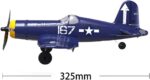 ⁦VolantexRC Mini F4U Corsair 4-Ch Beginner Airplane with Xpilot Stabilizer / One-key Aerobatic RTF in Kuwait⁩ - الصورة ⁦3⁩