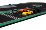 ⁦160x90cm Turbo Racing tappetino in gomma portatile 1:76 RC Mini Car Track Race per Table Racing⁩ - الصورة ⁦3⁩
