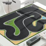 ⁦Turbo Racing 1/76 RC Car Spare 120X80cm Race Track Map Table Scene Mat Vehicles Model Parts⁩ - الصورة ⁦2⁩