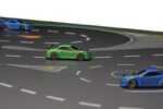 ⁦160x90cm Turbo Racing tappetino in gomma portatile 1:76 RC Mini Car Track Race per Table Racing⁩ - الصورة ⁦4⁩
