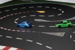 ⁦160x90cm Turbo Racing tappetino in gomma portatile 1:76 RC Mini Car Track Race per Table Racing⁩ - الصورة ⁦5⁩