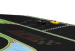 ⁦160x90cm Turbo Racing tappetino in gomma portatile 1:76 RC Mini Car Track Race per Table Racing⁩ - الصورة ⁦8⁩