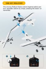 ⁦FMS 540mm PA-18 Super Cub RTF Plane with Stability System⁩ - الصورة ⁦5⁩