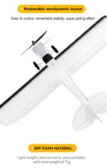 ⁦FMS 540mm PA-18 Super Cub RTF Plane with Stability System⁩ - الصورة ⁦3⁩
