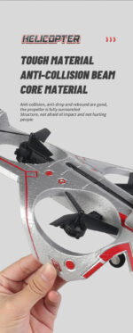 ⁦Fighter Stunt RC Airplane -RC Plane, 2.4GHz Remote Control Airplane, 360° Stunt Spin Remote & Light RC Airplane, Drop-Resistant Fighter Glider Airplane Hobby Toy⁩ - الصورة ⁦14⁩