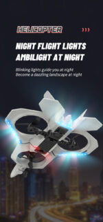 ⁦Fighter Stunt RC Airplane -RC Plane, 2.4GHz Remote Control Airplane, 360° Stunt Spin Remote & Light RC Airplane, Drop-Resistant Fighter Glider Airplane Hobby Toy⁩ - الصورة ⁦4⁩