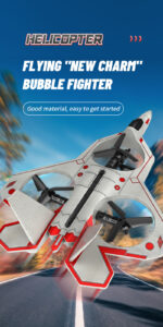 ⁦Fighter Stunt RC Airplane -RC Plane, 2.4GHz Remote Control Airplane, 360° Stunt Spin Remote & Light RC Airplane, Drop-Resistant Fighter Glider Airplane Hobby Toy⁩ - الصورة ⁦5⁩