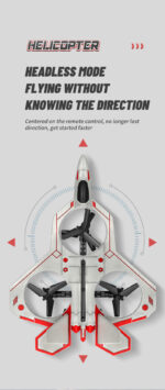 ⁦Fighter Stunt RC Airplane -RC Plane, 2.4GHz Remote Control Airplane, 360° Stunt Spin Remote & Light RC Airplane, Drop-Resistant Fighter Glider Airplane Hobby Toy⁩ - الصورة ⁦8⁩