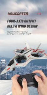⁦Fighter Stunt RC Airplane -RC Plane, 2.4GHz Remote Control Airplane, 360° Stunt Spin Remote & Light RC Airplane, Drop-Resistant Fighter Glider Airplane Hobby Toy⁩ - الصورة ⁦3⁩