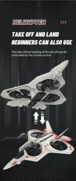 ⁦Fighter Stunt RC Airplane -RC Plane, 2.4GHz Remote Control Airplane, 360° Stunt Spin Remote & Light RC Airplane, Drop-Resistant Fighter Glider Airplane Hobby Toy⁩ - الصورة ⁦9⁩