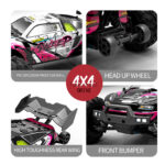 ⁦SCY-16101 PRO RC Car 2.4Ghz 4WD 1/16 Off Road RC Trucks Brushless Motor 70KM/H High Speed Vehicle Racing Car⁩ - الصورة ⁦6⁩