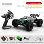 ⁦SCY-16101 PRO RC Car 2.4Ghz 4WD 1/16 Off Road RC Trucks Brushless Motor 70KM/H High Speed Vehicle Racing Car⁩ - الصورة ⁦2⁩