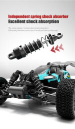 ⁦SCY-16201 PRO RC Car 2.4Ghz 4WD 1/16 Off Road Trucks 70KM/H Brushless Motor remote control High Speed Vehicle Racing Car⁩ - الصورة ⁦5⁩