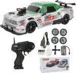 ⁦SC16A08  4WD 1/16 Drift RC Car Spray LED Light 18km/h Toys for Boy Kids Children Gifts in Kuwait⁩ - الصورة ⁦3⁩