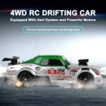 ⁦SC16A08  4WD 1/16 Drift RC Car Spray LED Light 18km/h Toys for Boy Kids Children Gifts in Kuwait⁩ - الصورة ⁦5⁩