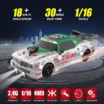 ⁦SC16A08  4WD 1/16 Drift RC Car Spray LED Light 18km/h Toys for Boy Kids Children Gifts in Kuwait⁩ - الصورة ⁦6⁩
