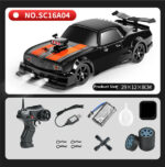 ⁦SC16A04  4WD 1/16 Drift RC Car Spray LED Light 18km/h Toys for Boy Kids Children Gifts in Kuwait⁩ - الصورة ⁦8⁩