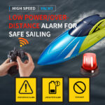 ⁦S4 2.4G RC Boat - High Speed LED Light Speedboat, Waterproof 15km/h for Lakes & Pools - Perfect Remote Control Toy for Kids & Adults in Kuwait⁩ - الصورة ⁦5⁩