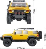 ⁦FMS 1:18 TOYOTA FJ Cruiser RTR Yellow⁩ - الصورة ⁦4⁩