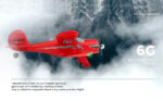 ⁦WLtoys XK A300 RC Airplane, 4 Channel Brushless Remote Control Airplane, 2.4GHz RC Aircraft Fighter with 3D/6G Mode, Easy to Fly for Beginners and Adults (Red)⁩ - الصورة ⁦4⁩
