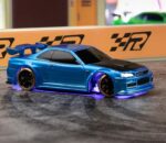 ⁦Turbo Racing C64 Drift Car 1:76 RTR (Blue)⁩ - الصورة ⁦2⁩