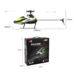 ⁦Wltoys XK K100 6CH 3D 6G System Brushless Motor RC Helicopter RTF⁩ - الصورة ⁦3⁩