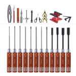 24 in 1 RC Car Tool Kit - Screwdriver Set Repair Tools for RC Cars Quadcopter with Stand