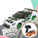 ⁦RC Drift Car 1/24 2.4GHz 4WD Remote Control Sport Racing On-Road Vehicle with LED Light⁩ - الصورة ⁦7⁩