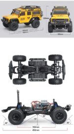⁦NEW HB ZP1005/1006 1/10 4WD RC Car Truck LED Light RTR Outdoor Toys⁩ - الصورة ⁦5⁩