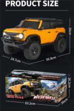 ⁦HB Toys RTR R1001 1/10 4WD RC Car Full Proportional Rock Crawler LED Light 2 Speed Off-Road Climbing Truck Vehicles Models Toys⁩ - الصورة ⁦8⁩