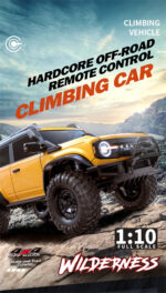 ⁦HB Toys RTR R1001 1/10 4WD RC Car Full Proportional Rock Crawler LED Light 2 Speed Off-Road Climbing Truck Vehicles Models Toys⁩ - الصورة ⁦2⁩