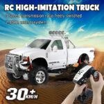 ⁦High Speed RC Monster Truck HG-P410 1/10 Four-wheel Drive Pickup Truck Kids Remote Control Car⁩ - الصورة ⁦3⁩