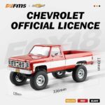 ⁦FMS 1/18 Chevrolet K10 RC Truck FCX18, Officially Licensed 4WD RC Crawler 2 Speeds Switch with 900mah Battery and LED Lights, Off-Road RC Model for Adults⁩ - الصورة ⁦5⁩