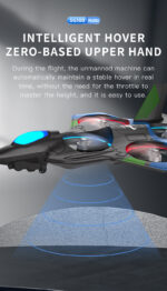 ⁦ZLL SG100 PLUS 2 WiFi FPV with HD Camera Electric Adjustment Optical Flow Positioning Brushless Motor 4CH LED EPP RC Drone Airplane Quadcopter Glider RTF⁩ - الصورة ⁦11⁩