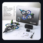 ⁦ZLL SG100 PLUS 2 WiFi FPV with HD Camera Electric Adjustment Optical Flow Positioning Brushless Motor 4CH LED EPP RC Drone Airplane Quadcopter Glider RTF⁩ - الصورة ⁦16⁩