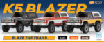FMS 1/10 RC Crawler FCX10 Chevrolet K5 Blazer RC Pickup Truck Hobby Offroad DIG/4WD/FWD 11CH RC for Adults
