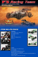 ⁦FS Racing 53632 Brushless RC Car BAJA1/10 4WD EP&BL RTR⁩ - الصورة ⁦4⁩