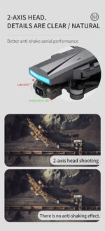⁦ZLL SG107 MAX2 GPS 5G WiFi FPV with 4K ESC HD Dual Camera 2-Axis Self-stabilizing Gimbal 360° Obstacle Avoidance Brushless Foldable RC Drone Quadcopter RTF - One Battery⁩ - الصورة ⁦10⁩