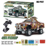 ⁦HG P417 1/10 2.4G 4WD Middle East Pickup Truck Crawler Climbing Off-Road Car RTR RC Toy⁩ - الصورة ⁦4⁩