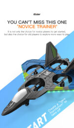 ⁦ZLL SG100Pro RC Airplane EPP 4CH Fixed Wing Headless Mode Speed Switching 360° Stunt Tumble Training RC Drone Toys⁩ - الصورة ⁦7⁩