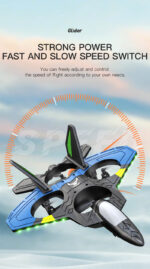 ⁦ZLL SG100Pro RC Airplane EPP 4CH Fixed Wing Headless Mode Speed Switching 360° Stunt Tumble Training RC Drone Toys⁩ - الصورة ⁦10⁩