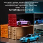 ⁦Turbo Racing C61 1:76 Scale Drift RC Car with Gyro Mini Full Proportional RTR 2.4GHZ Remote Control with 2 Replaceable Body Shell⁩ - الصورة ⁦6⁩