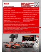 ⁦KM2401 RC Car 1/24 Full Scale High Speed RC Drift Racing Car Children Toy Cars⁩ - الصورة ⁦7⁩