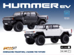 FCX18 FMS 1/18 Hummer EV RC Crawler, RC Pick-up Truck, RC Rock Crawler (Black)