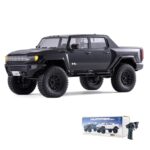 ⁦FCX18 FMS 1/18 Hummer EV RC Crawler, RC Pick-up Truck, RC Rock Crawler (Black)⁩ - الصورة ⁦4⁩