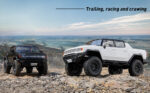 ⁦FCX18 FMS 1/18 Hummer EV RC Crawler, RC Pick-up Truck, RC Rock Crawler (Black)⁩ - الصورة ⁦2⁩