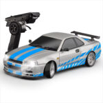 LDRC 1899 LD1899 RTR 1/18 2WD metal shell RWD RC Car Drift GTR R34 with Gyro LED Light On-Road Full Proportional Alloy