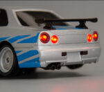 ⁦LDRC 1899 LD1899 RTR 1/18 2WD metal shell RWD RC Car Drift GTR R34 with Gyro LED Light On-Road Full Proportional Alloy⁩ - الصورة ⁦3⁩