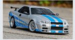 ⁦LDRC 1899 LD1899 RTR 1/18 2WD metal shell RWD RC Car Drift GTR R34 with Gyro LED Light On-Road Full Proportional Alloy⁩ - الصورة ⁦2⁩