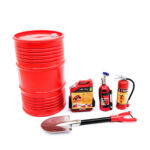 ⁦Rc Rock Crawler accessories Mini Decor Simulation Tool Part Fire Extinguisher Sets for 1/10 RC Car Climbing Crawler⁩ - الصورة ⁦2⁩